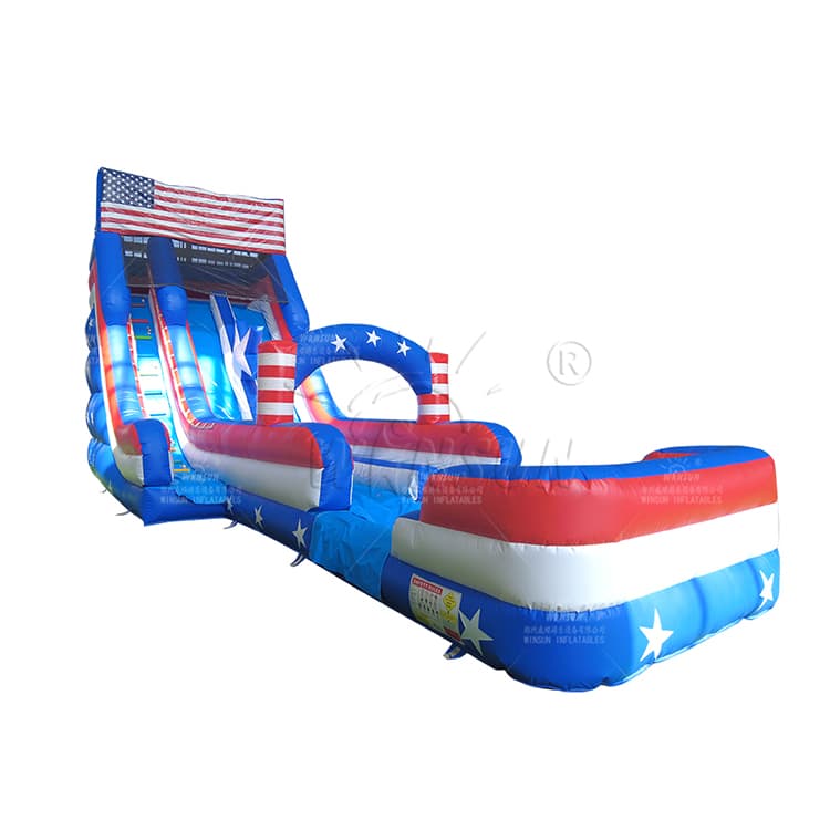 Inflatable Water Slide Stars and Stripes